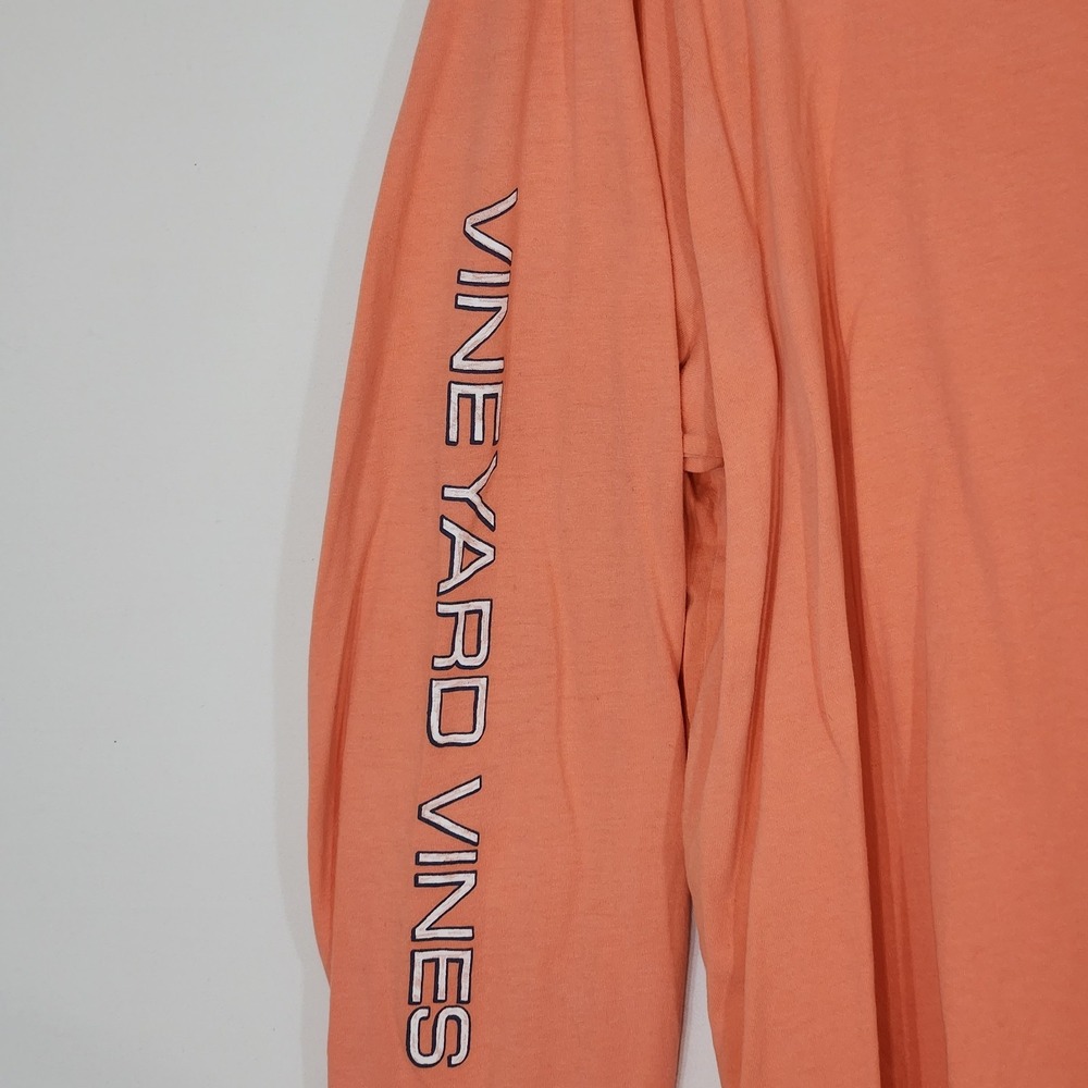 2015 Vinyard Vines Long Sleeve Marlin T Shirt Men's Size XL Creamcicle Color - Picture 5 of 9